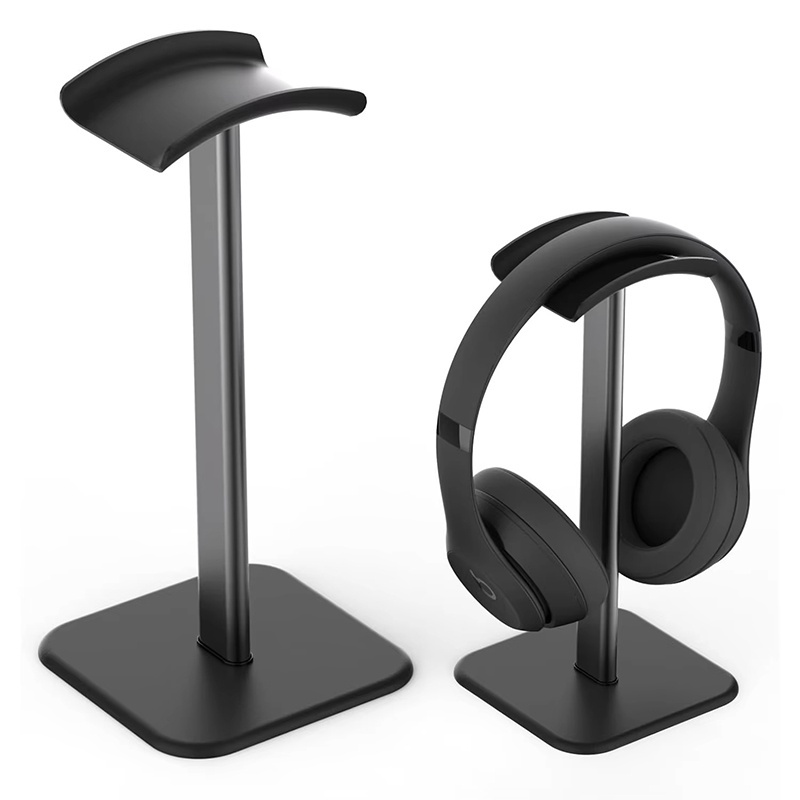 Headphone Hook Under - 1個入り ユニバーサルプラスチック製ヘッドホンホルダー ゲーミングヘッドセットスタンド デスクトップオーガナイザー ヘッドセットディスプレイラック イヤホンハンガーブラケット