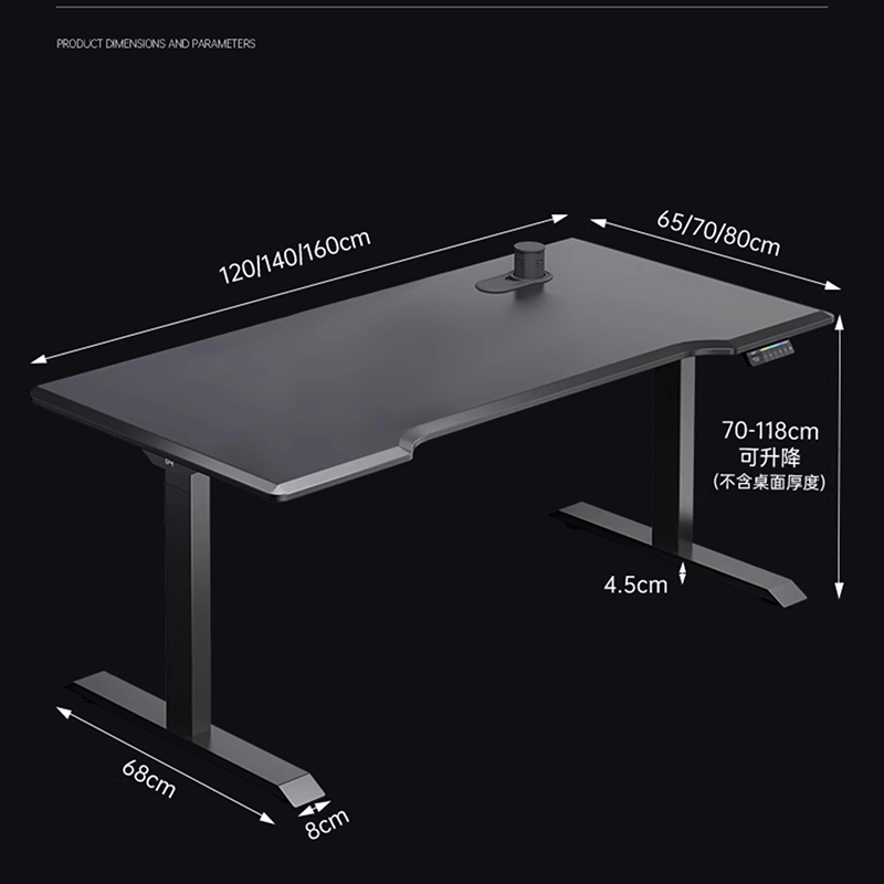 Desk Setup Oak - 安い折りたたみ式ホワイトデスク、ルーム用折りたたみテーブル、マウス高さ調整可能デスク、オフィスコンピューターゲームテーブルセットアップデスクPC