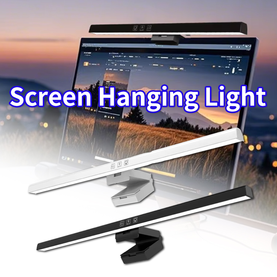 Led Desk Light Usb - 50cmスクリーンライトデスクランプ、コンピューターライト、スクリーンハンギングライト、テーブルランプ、LCDラップトップモニターライトバー、USBワークスタディ読書灯