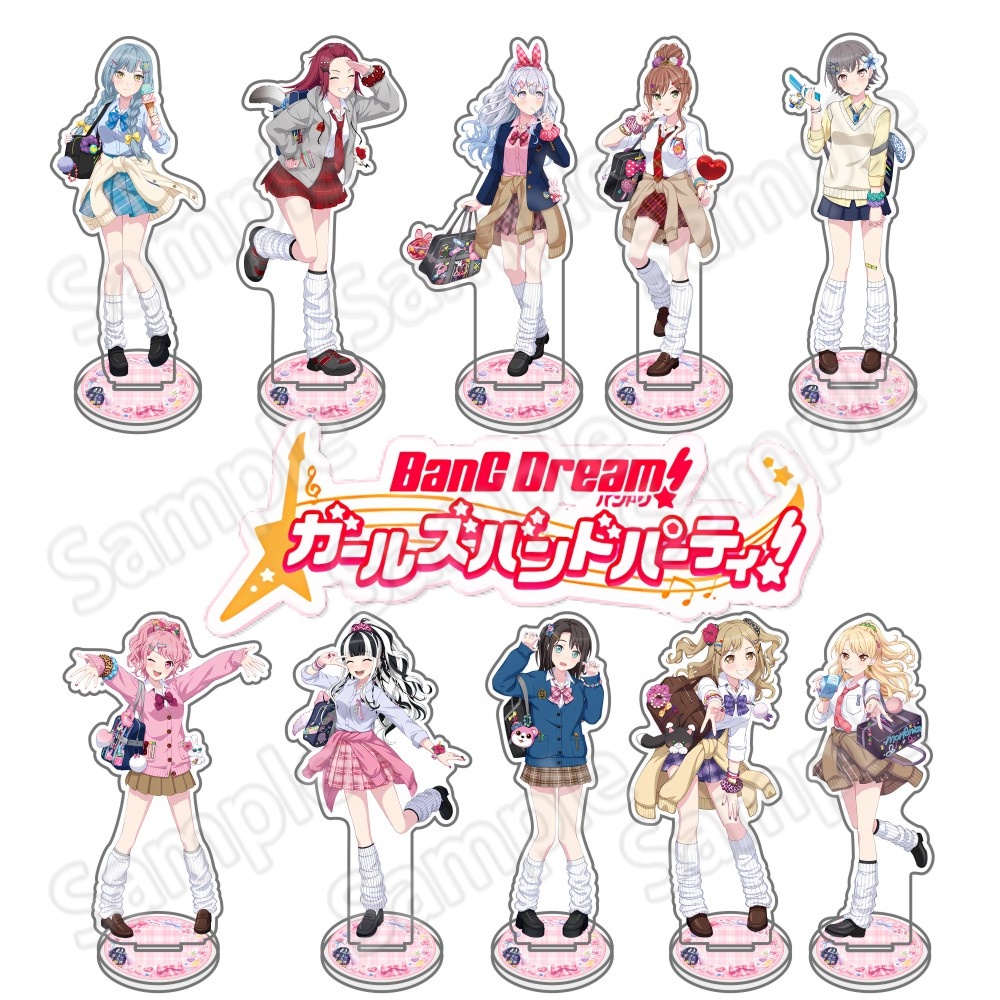 Desk Setup White - HOT BanG Dream! 夏のひまわり白いドレス限定アニメ 15 センチメートルアクリルスタンドフィギュアキーホルダーデスクトップ装飾ファンコレクション