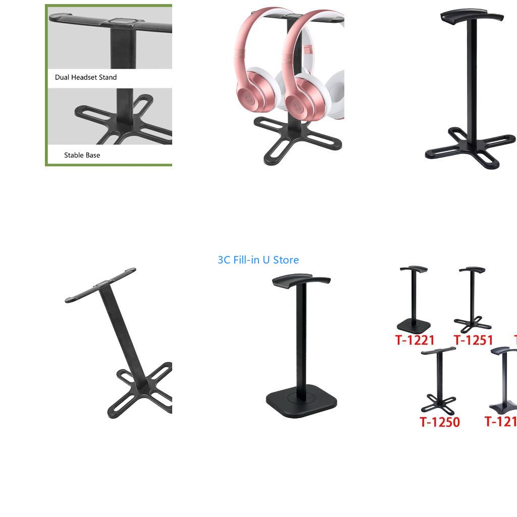 Desk Setup Headphone Stand - G8TA 調節可能なヘッドフォンスタンドデスク用安全なアルミフレーム簡単なセットアップミニマリストスタイル