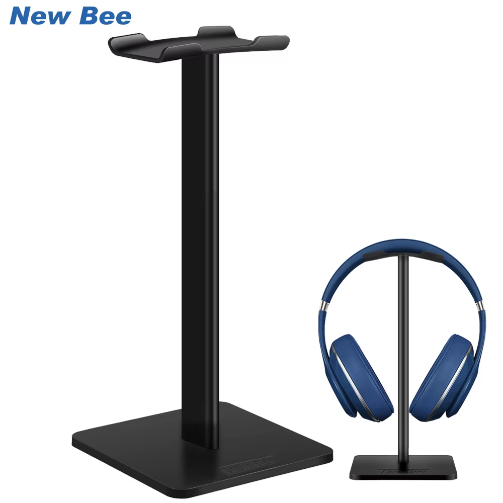Headphone Hook Under - 新しい Bee Z1 アルミ合金ヘッドフォンスタンドホルダー省スペースゲーミングヘッドセットスタンドラックデスクトップオーガナイザーディスプレイハンガー