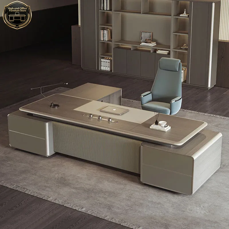 Desk Setup Gaming And Work - Boss Gaming Lテーブル ホームオフィス ゲーマー ネイルテック