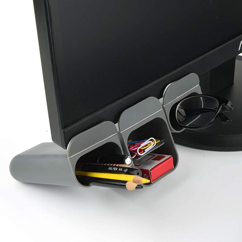 Desk Setup Organizer - スクリーンペン用鉛筆ホルダー,オフィスやデスク用の文房具オーガナイザー