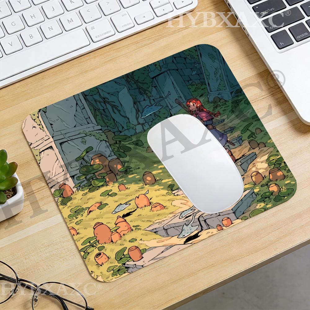 Desk Setup Gaming And Work - HYBXAXC アニメアドベンチャーガール ルインズ マウスパッド 大型ファンタジーデスクマット ゲームオフィス用