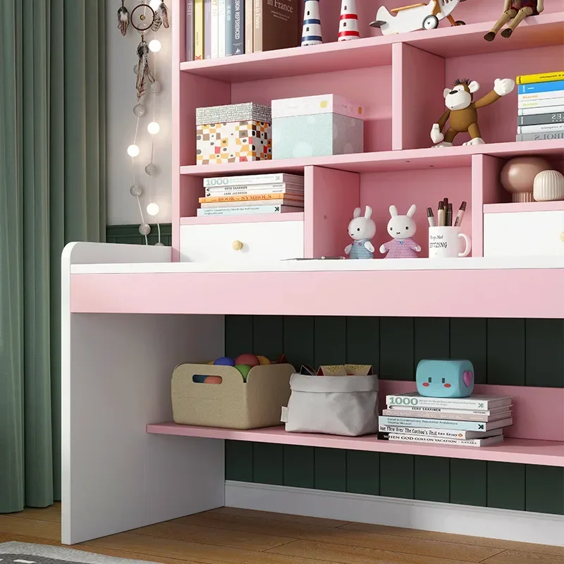 子供用学習机 パソコンデスク ピンクの幼児用デスク 学生用収 - Desk Setup Oak のレビューと価格