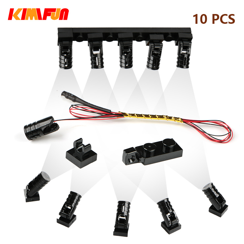 10個入りターミナルLEDサーチライトMOCライトテーブルラ - Desk Setup Developer のレビューと価格