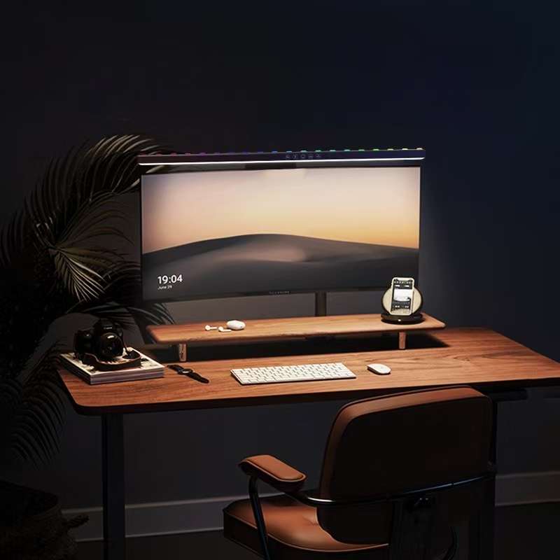 LEDモニターライトハンギングデスクランプ - 無段階調光、 - Desk Setup Gaming And Work のレビューと価格