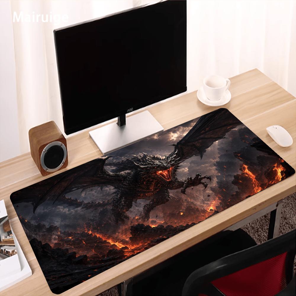 Fiery Dragon マウスパッド デスクアクセサリー  - Desk Setup Gaming And Work のレビューと価格