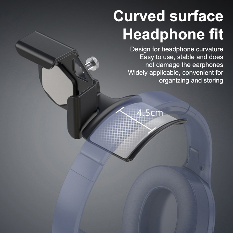 新しいヘッドフォンホルダー PC モニターハンガー壁掛けフッ - Headphone Hook Under のレビューと価格