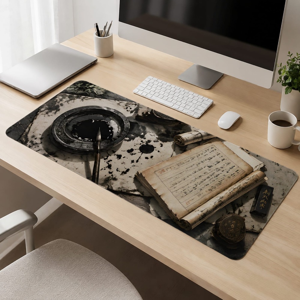 レトロな中国書道、滑り止めベース、ゲームセットアップアクセサ - Desk Setup Simple のレビューと価格