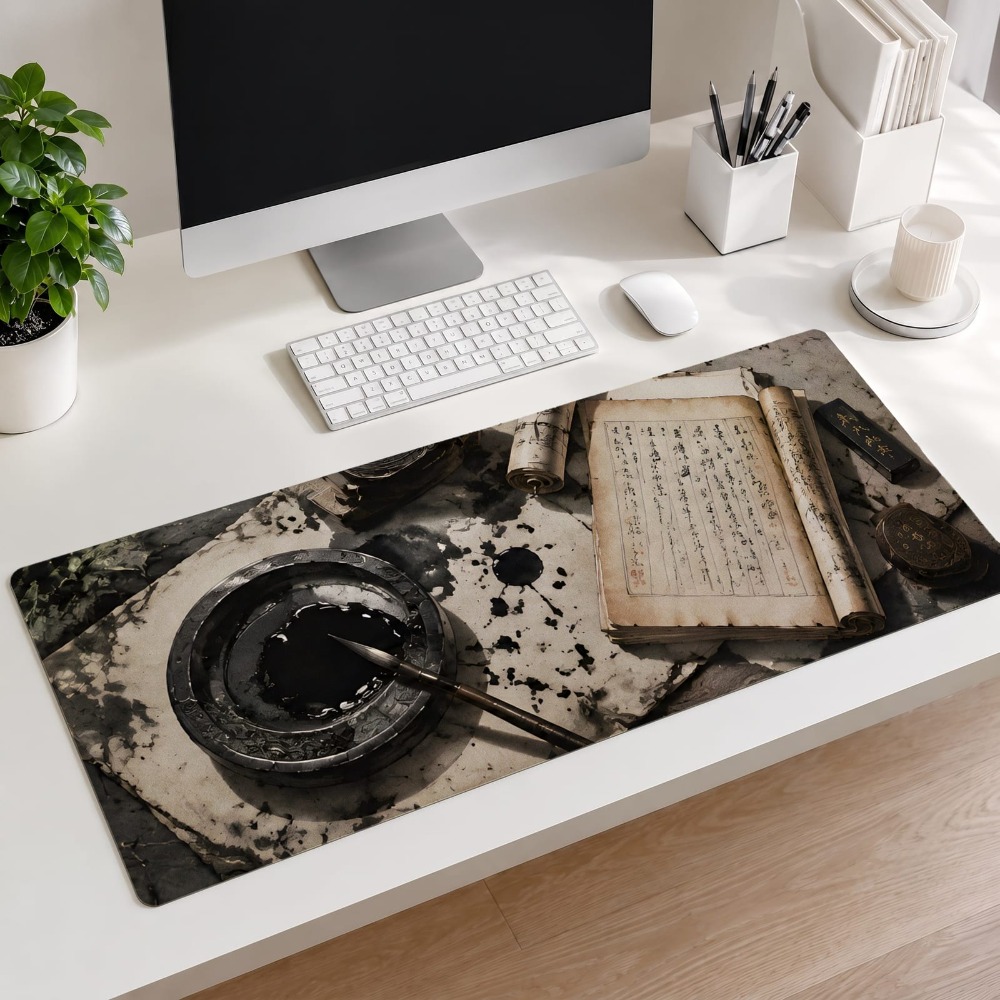 レトロな中国書道、滑り止めベース、ゲームセットアップアクセサ - Desk Setup Simple のレビューと価格