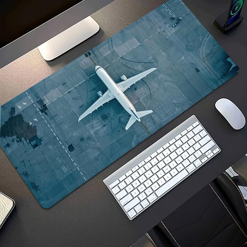 飛行機の空撮ビューをモチーフにした拡張ゲーミングマウスパッド - Desk View Setup のレビューと価格