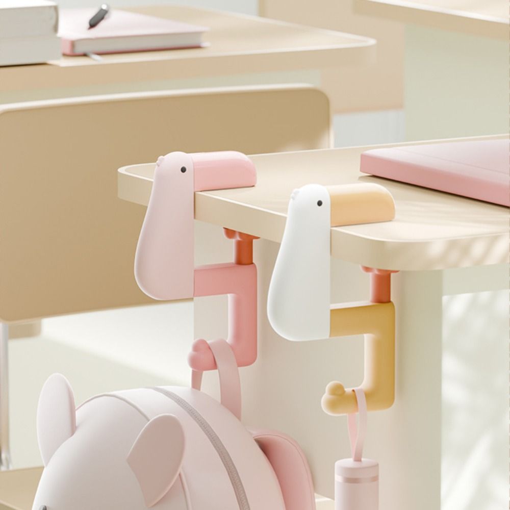 かわいいポータブルデスクサイドハンギングバッグフック調節可能 - Desk Setup Organizer のレビューと価格