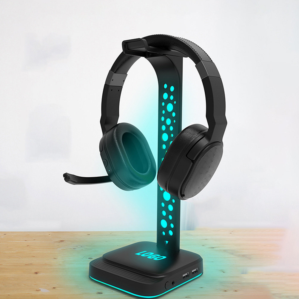 イヤホンスタンド ヘッドセットスタンド RGB オーバーイヤ - Desk Setup Headphone Stand のレビューと価格