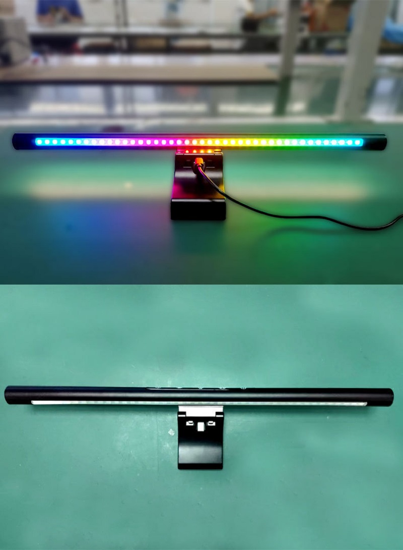 LEDモニター吊り下げデスクライト – 無段階調光で目に優し - Desk Setup Gaming And Work のレビューと価格