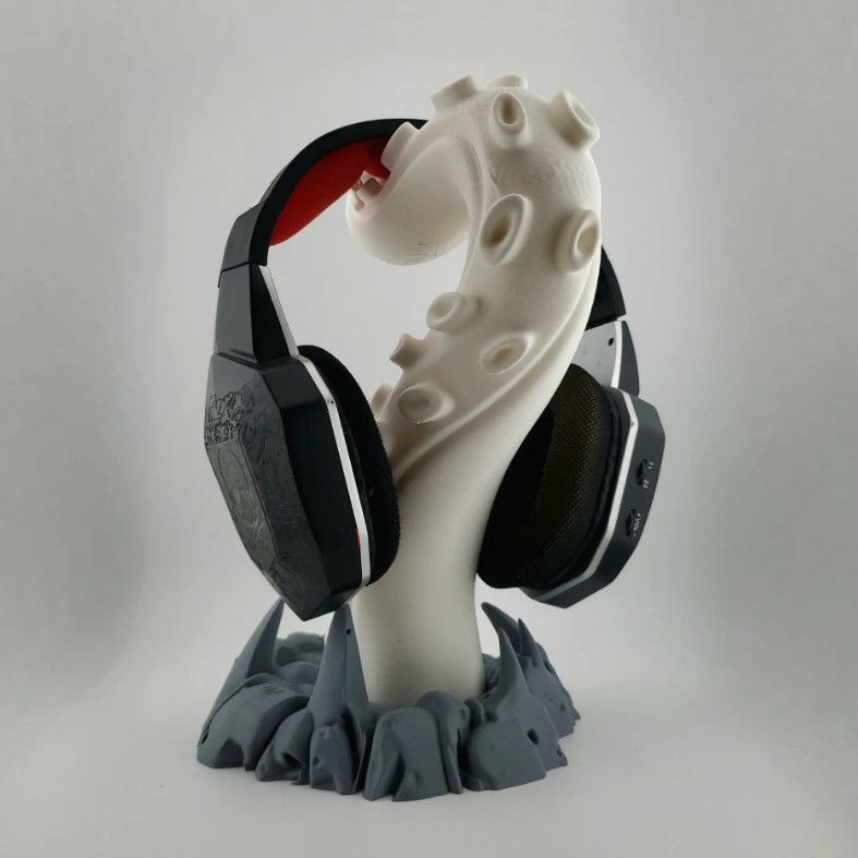 クトゥルフ オクトパス テンタクル ヘッドホンスタンド 3D - Desk Setup Headphone Stand のレビューと価格