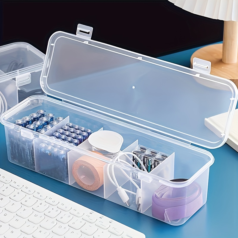 2個入り大型ケーブル管理ボックス 蓋付き 5つのコンパートメ - Desk Setup Organizer のレビューと価格