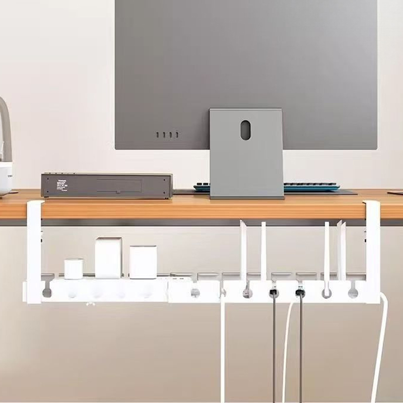 テーブル下ケーブルオーガナイザーパンチングなしソケットルータ - Desk Setup Organizer のレビューと価格