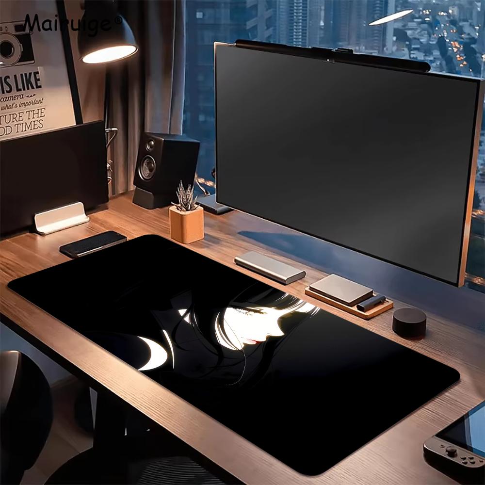 ダークアニメガールマウスパッドデスクアクセサリーデスクマット - Desk Setup Gaming And Work のレビューと価格