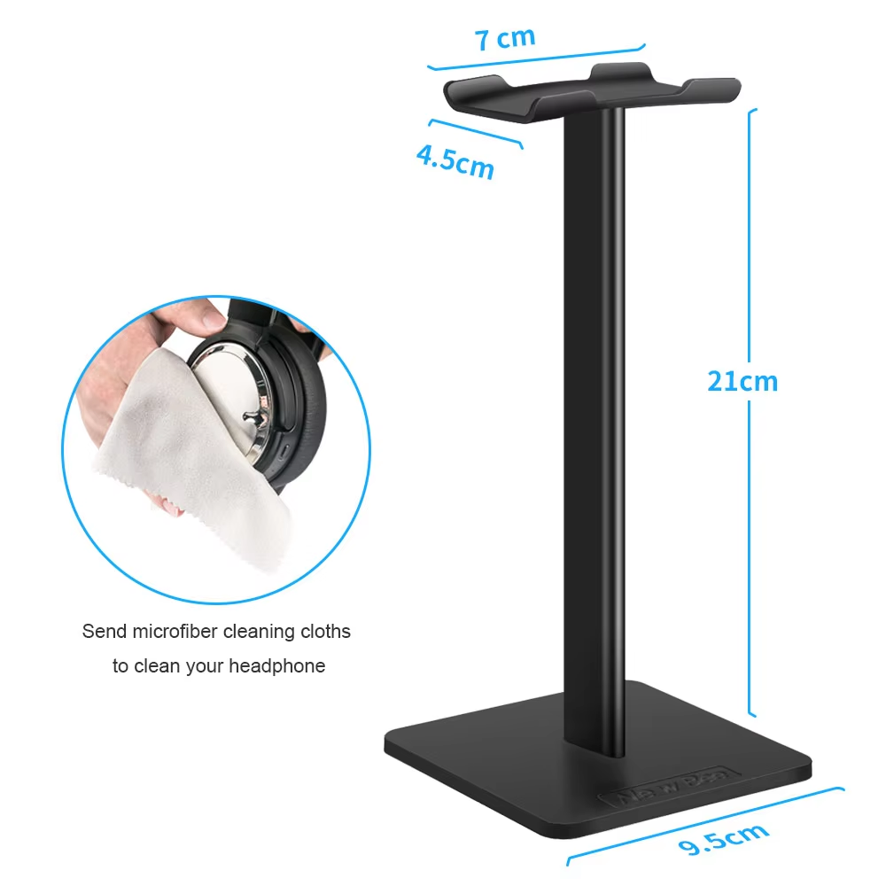 新しい Bee Z1 アルミ合金ヘッドフォンスタンドホルダー - Headphone Hook Under のレビューと価格
