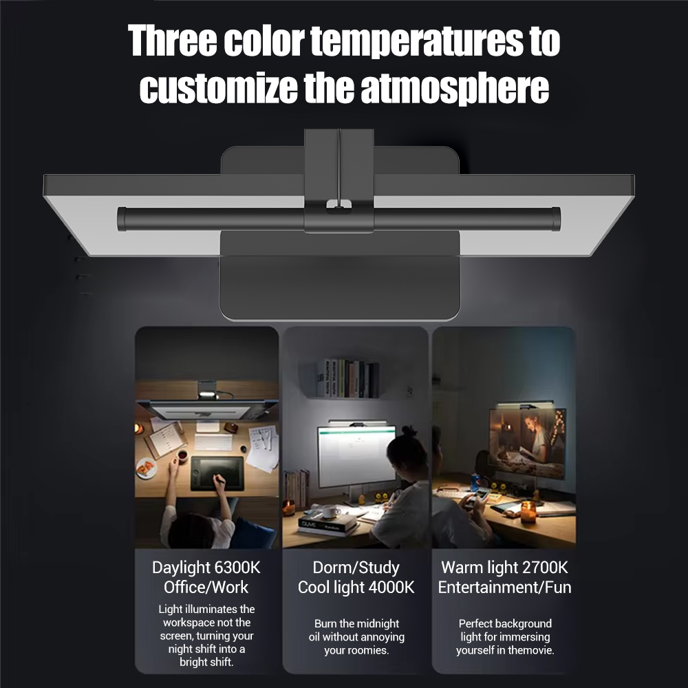 Wiscolor LED スクリーンモニターハンギングライト - Led Desk Light Usb のレビューと価格
