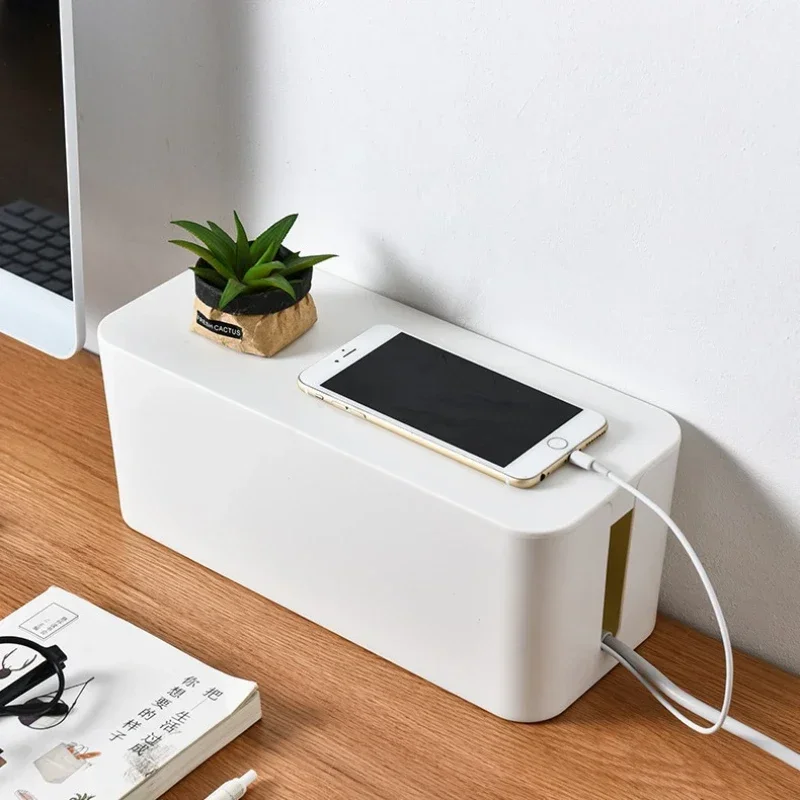 ケーブル収納ボックス デスクトップ電源タップ収納ボックス 防 - Cable Box Organizer のレビューと価格