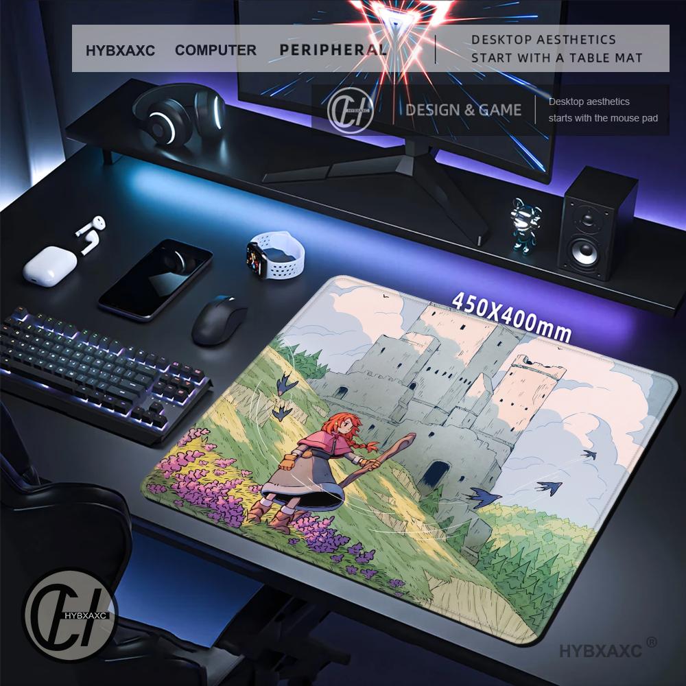 HYBXAXC アニメキャッスルアドベンチャーガールマウスパ - Desk Setup Gaming And Work のレビューと価格