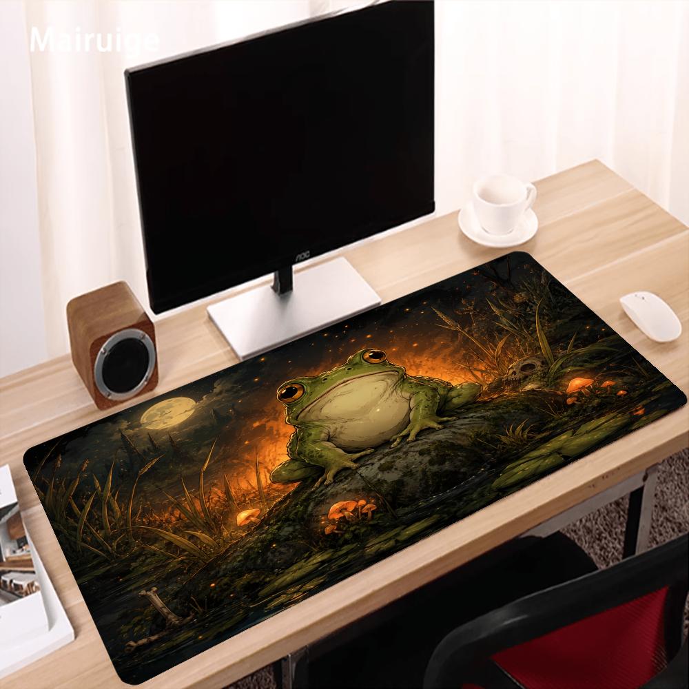 魔法のカエルマウスパッドデスクアクセサリーデスクマットゲーミ - Desk Setup Gaming And Work のレビューと価格