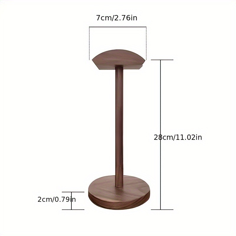PGY 木製ヘッドホンスタンド 人間工学に基づいたデスクオー - Desk Setup Headphone Stand のレビューと価格