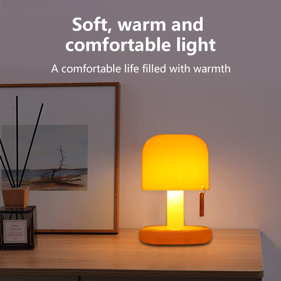 サンセットランプ ミニタッチナイトライト USB-C充電式  - Led Desk Light Usb のレビューと価格