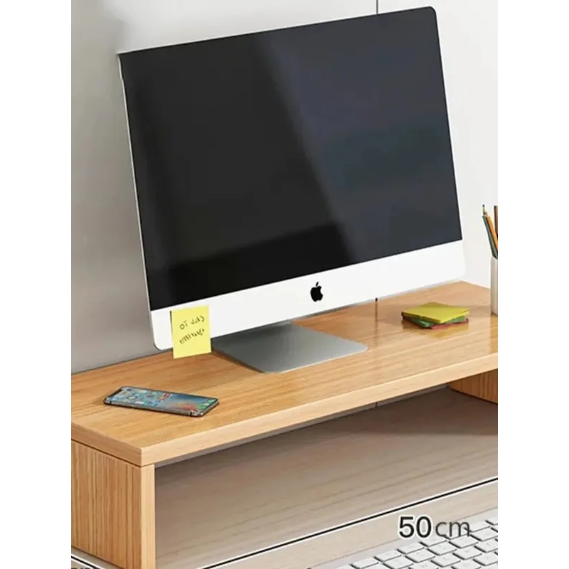 多機能モニターライザースタンド、コンピュータースクリーンベー - Desk Setup Oak のレビューと価格