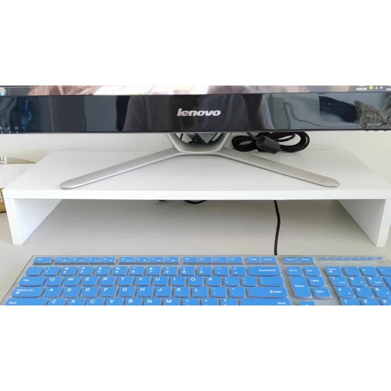 多機能モニターライザースタンド、コンピュータースクリーンベー - Desk Setup Oak のレビューと価格