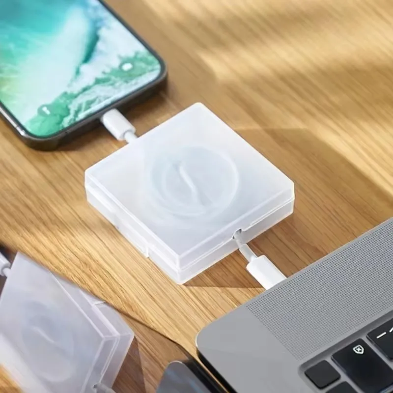 ポータブル透明ケーブルオーガナイザー コード管理 USBケー - Cable Box Organizer のレビューと価格